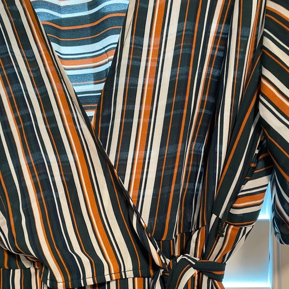 Striped long dress - Picture 2 of 3